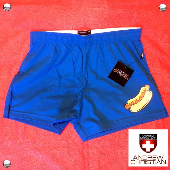 Andrew Christian Other - Andrew Christian Hot Dog Retro Shorts LARGE🆕🩳👀